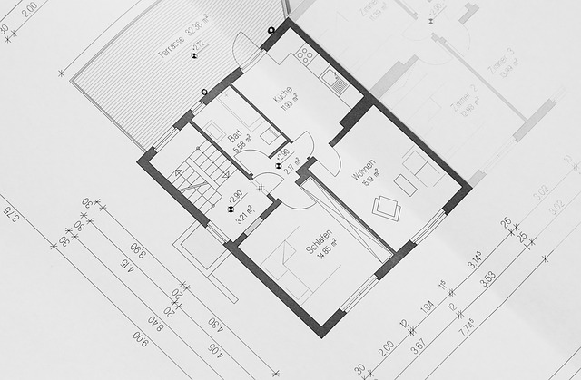 Architect draw the architectural drawings